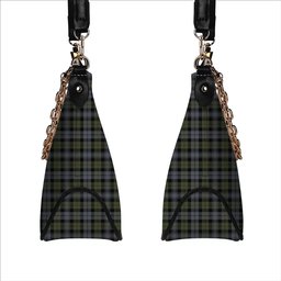 ScotsTee Shop Scottish Black Watch Large Sett Ancient Tartan Handbag Women's Shoulder Bag With Chain