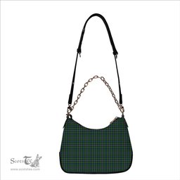 ScotsTee Shop Scottish Baillie of Lamington Modern Clan Tartan Handbag Women's Shoulder Bag With Chain