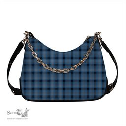 ScotsTee Shop Scottish Brodie Countryfare Ancient Tartan Handbag Women's Shoulder Bag With Chain