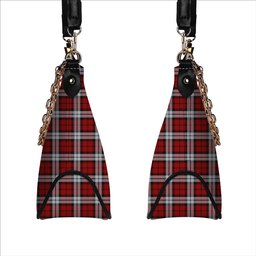 ScotsTee Shop Scottish Brodie Dress Tartan Handbag Women's Shoulder Bag With Chain