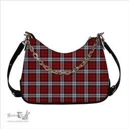 ScotsTee Shop Scottish Brodie Dress Tartan Handbag Women's Shoulder Bag With Chain
