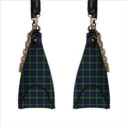 ScotsTee Shop Scottish Baillie of Polkemmet Tartan Handbag Women's Shoulder Bag With Chain