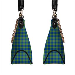 ScotsTee Shop Scottish Barclay Hunting Ancient Tartan Handbag Women's Shoulder Bag With Chain