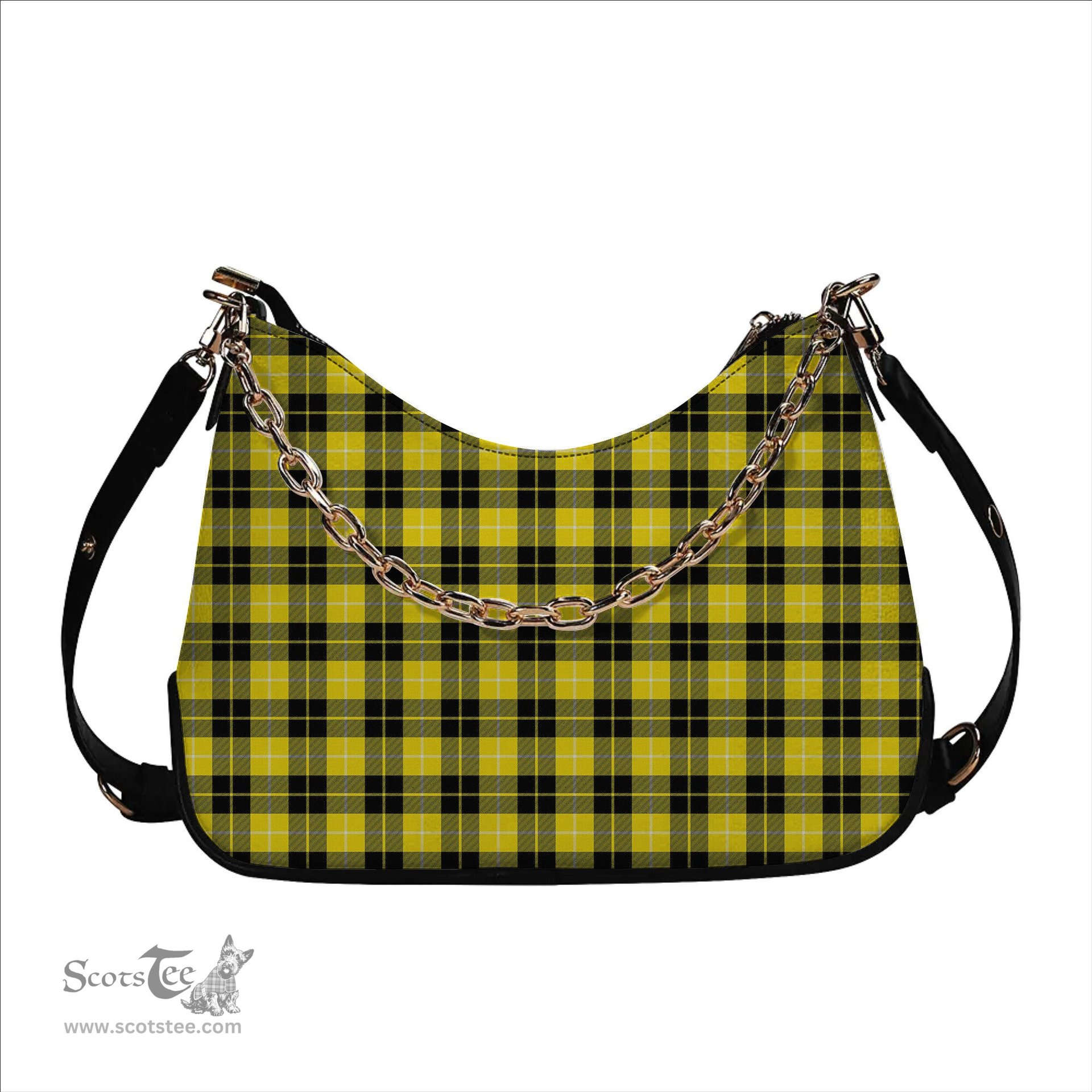 ScotsTee Shop Scottish Barclay Dress Modern Tartan Handbag Women's Shoulder Bag With Chain