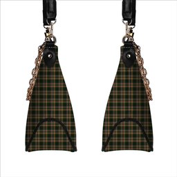 ScotsTee Shop Scottish Buchanan Hunting SC Tartan Handbag Women's Shoulder Bag With Chain