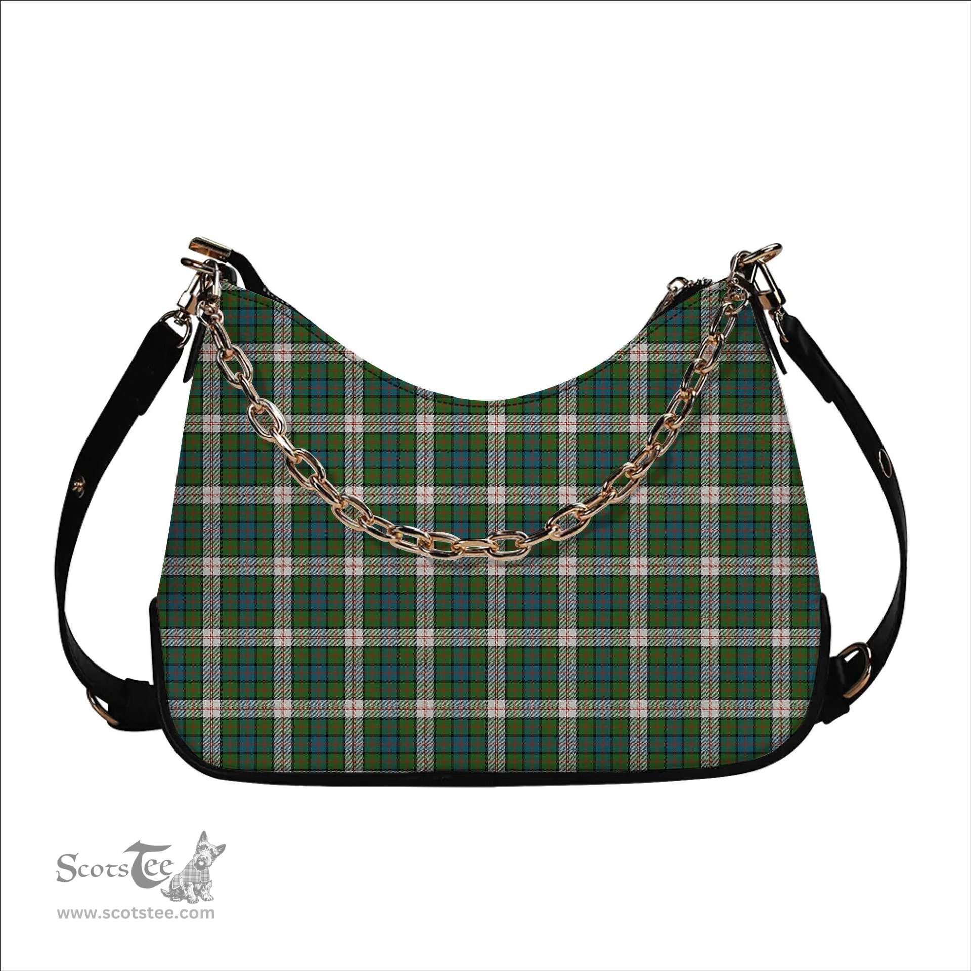 ScotsTee Shop Scottish Blair Dress Ancient Tartan Handbag Women's Shoulder Bag With Chain