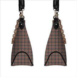 ScotsTee Shop Scottish Bruce of Kinnaird Modern Tartan Handbag Women's Shoulder Bag With Chain