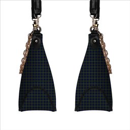 ScotsTee Shop Scottish Bruce of Crionaich Tartan Handbag Women's Shoulder Bag With Chain