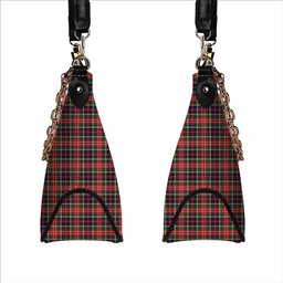 ScotsTee Shop Scottish Christie Modern Tartan Handbag Women's Shoulder Bag With Chain