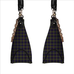 ScotsTee Shop Scottish Clelland SC Tartan Handbag Women's Shoulder Bag With Chain
