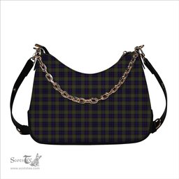 ScotsTee Shop Scottish Clelland SC Tartan Handbag Women's Shoulder Bag With Chain