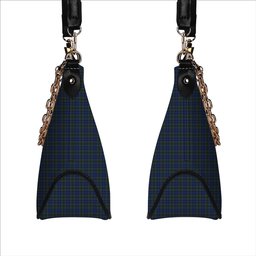ScotsTee Shop Scottish Cockburn Blue Tartan Handbag Women's Shoulder Bag With Chain