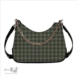 ScotsTee Shop Scottish Craig Ancient Tartan Handbag Women's Shoulder Bag With Chain