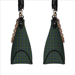 ScotsTee Shop Scottish Cochrane Ancient Tartan Handbag Women's Shoulder Bag With Chain