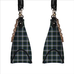 ScotsTee Shop Scottish Campbell of Lochnell Dress Tartan Handbag Women's Shoulder Bag With Chain