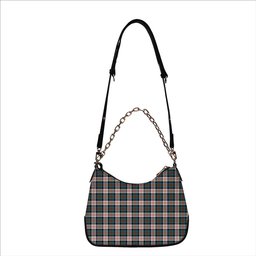 ScotsTee Shop Scottish Cameron of Erracht Dress Ancient Tartan Handbag Women's Shoulder Bag With Chain