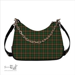 ScotsTee Shop Scottish Corcoran of Sherbrooke Tartan Handbag Women's Shoulder Bag With Chain