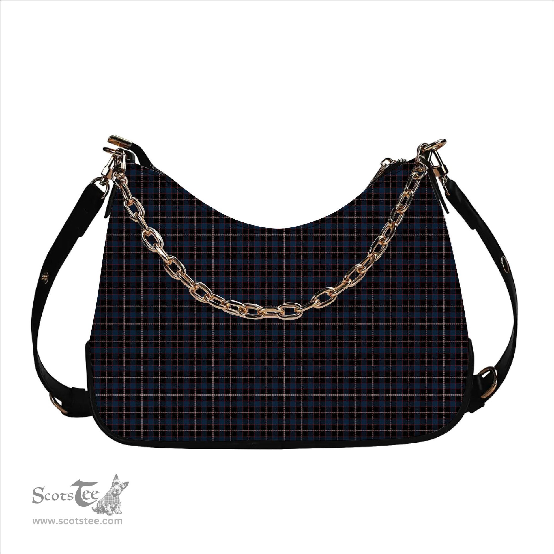 ScotsTee Shop Scottish Christie (2016) Tartan Handbag Women's Shoulder Bag With Chain
