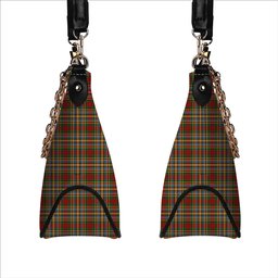 ScotsTee Shop Scottish Chattan Chief of Clan Tartan Handbag Women's Shoulder Bag With Chain