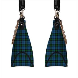 ScotsTee Shop Scottish Campbell of Glenlyon Tartan Handbag Women's Shoulder Bag With Chain