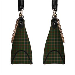 ScotsTee Shop Scottish Chisholm Hunting Tartan Handbag Women's Shoulder Bag With Chain