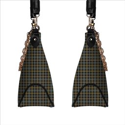 ScotsTee Shop Scottish Campbell Argyll Weathered Tartan Handbag Women's Shoulder Bag With Chain