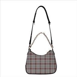 ScotsTee Shop Scottish Clayton Tartan Handbag Women's Shoulder Bag With Chain