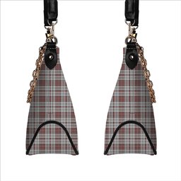 ScotsTee Shop Scottish Clayton Tartan Handbag Women's Shoulder Bag With Chain