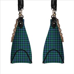 ScotsTee Shop Scottish Campbel of Cawdor Ancient Tartan Handbag Women's Shoulder Bag With Chain