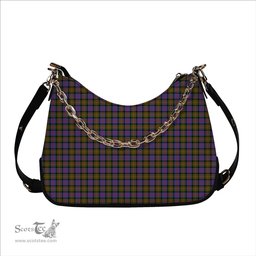 ScotsTee Shop Scottish Carnegie Ancient Tartan Handbag Women's Shoulder Bag With Chain