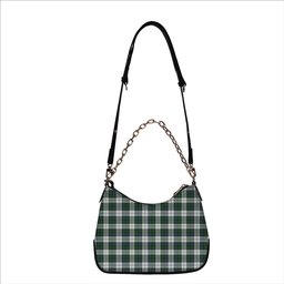 ScotsTee Shop Scottish Campbell of Cawdor Dress Ancient Tartan Handbag Women's Shoulder Bag With Chain