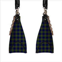 ScotsTee Shop Scottish Colquhoun Modern Tartan Handbag Women's Shoulder Bag With Chain
