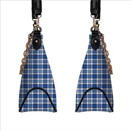 ScotsTee Shop Scottish Craig Paisley Modern Tartan Handbag Women's Shoulder Bag With Chain