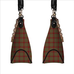 ScotsTee Shop Scottish Chattan Variation Tartan Handbag Women's Shoulder Bag With Chain
