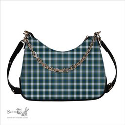 ScotsTee Shop Scottish Campbell Dress Ancient 02 Tartan Handbag Women's Shoulder Bag With Chain