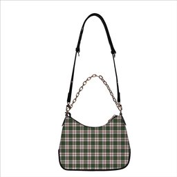 ScotsTee Shop Scottish Crawford Arisaid Dance Modern Tartan Handbag Women's Shoulder Bag With Chain