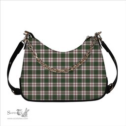 ScotsTee Shop Scottish Crawford Arisaid Dance Modern Tartan Handbag Women's Shoulder Bag With Chain