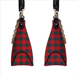 ScotsTee Shop Scottish Chisholm Modern Tartan Handbag Women's Shoulder Bag With Chain