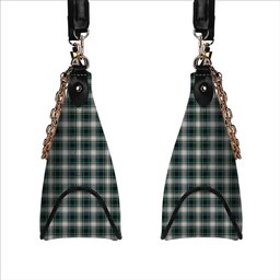 ScotsTee Shop Scottish Campbell Dress Modern Tartan Handbag Women's Shoulder Bag With Chain