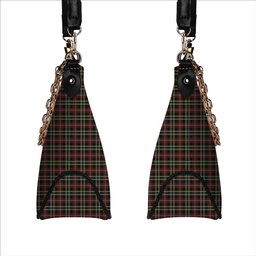 ScotsTee Shop Scottish Currie of Arran Tartan Handbag Women's Shoulder Bag With Chain