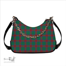 ScotsTee Shop Scottish Cranstoun Dress Ancient Tartan Handbag Women's Shoulder Bag With Chain