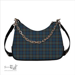 ScotsTee Shop Scottish Cochrane Hunting Modern Tartan Handbag Women's Shoulder Bag With Chain