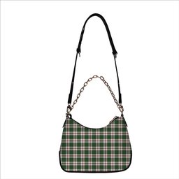 ScotsTee Shop Scottish Crawford Arisaid Dance Ancient Tartan Handbag Women's Shoulder Bag With Chain