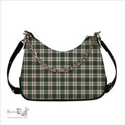 ScotsTee Shop Scottish Crawford Arisaid Dance Ancient Tartan Handbag Women's Shoulder Bag With Chain