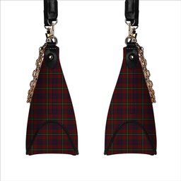 ScotsTee Shop Scottish Clare County Tartan Handbag Women's Shoulder Bag With Chain