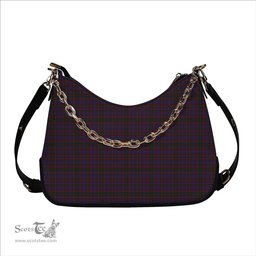 ScotsTee Shop Scottish Cumming Tartan Handbag Women's Shoulder Bag With Chain