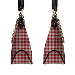 ScotsTee Shop Scottish Cunningham Dress Tartan Handbag Women's Shoulder Bag With Chain