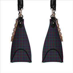 ScotsTee Shop Scottish Cairns of Finavon Modern Tartan Handbag Women's Shoulder Bag With Chain