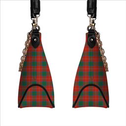 ScotsTee Shop Scottish Chisholm Ancient Tartan Handbag Women's Shoulder Bag With Chain