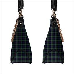 ScotsTee Shop Scottish Colquhoun Modern Clan Tartan Handbag Women's Shoulder Bag With Chain